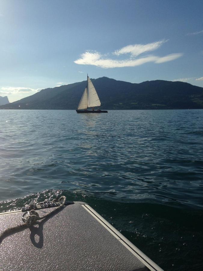 See-Hotel Post am Attersee Weissenbach am Attersee Buitenkant foto